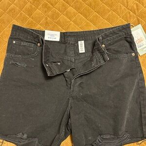 H&M Charcoal Denim Shorts